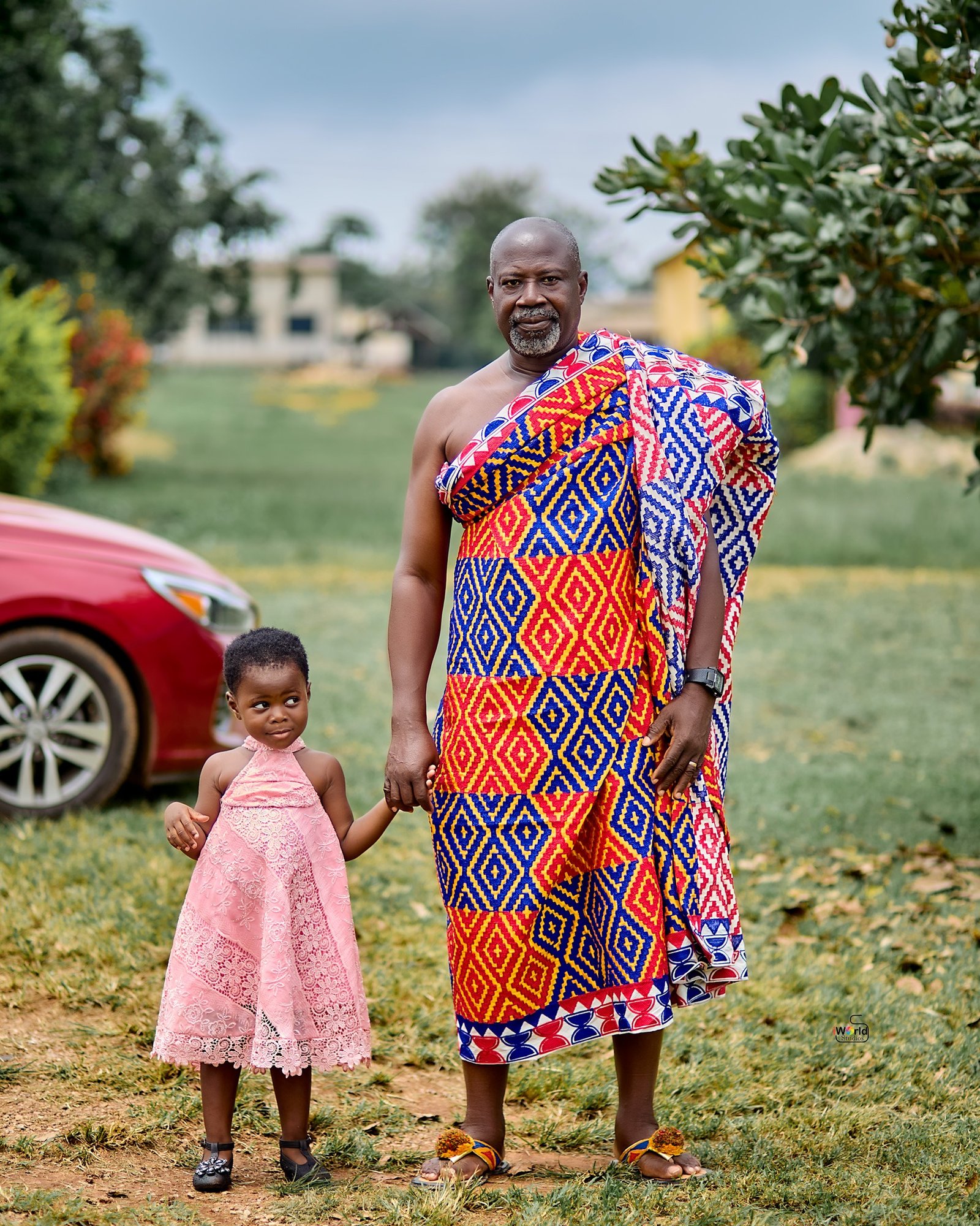 Traditional attire portrait