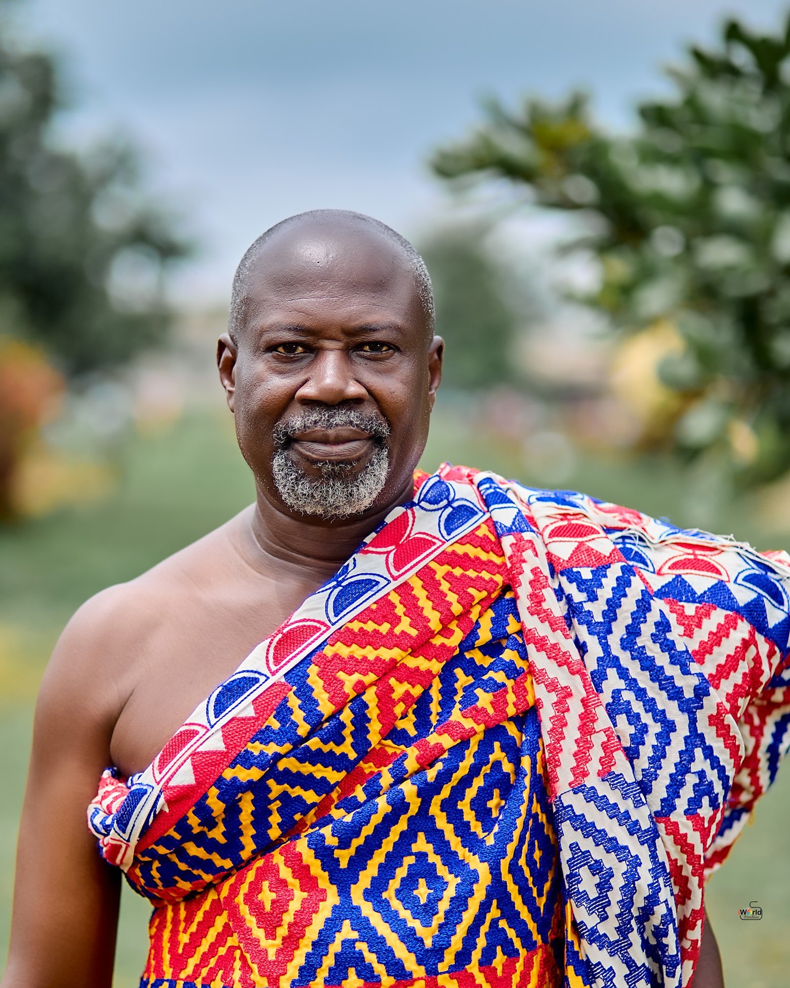 Portrait in traditional attire