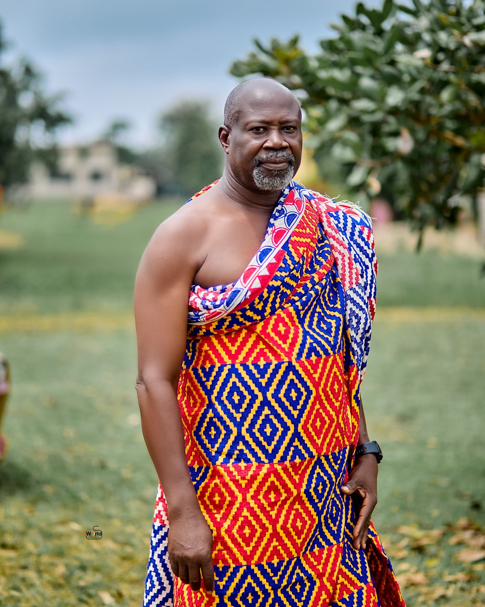 Traditional attire portrait